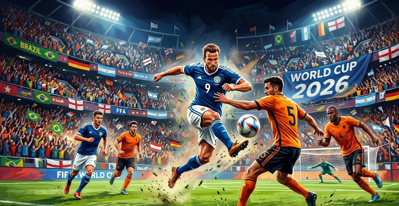 Fans enjoying a FIFA World Cup 2026 match in person